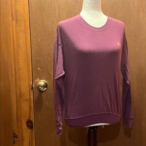 Spiritual Gangster Purple Crew Neck Sweater